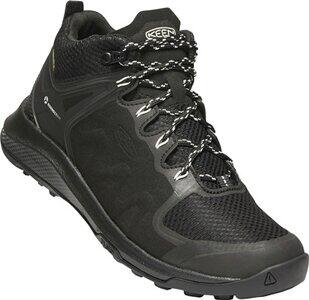 KEEN Damen Trekkingstiefel EXPLORE MID WP W-BLACK/STAR WHITE BLACK/STAR WHITE - Gr. - 35.5 von Keen