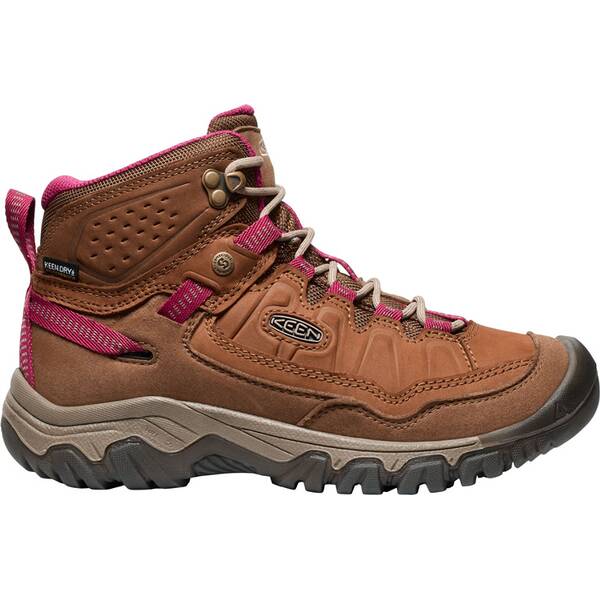 KEEN Damen Trekkingstiefel TARGHEE IV MID WP W-BISON/BEAUJOLAIS von Keen