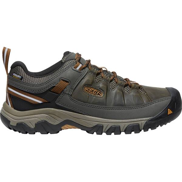 KEEN Herren Multifunktionsschuhe Herren Wanderschuhe Targhee III WP Black Olive/Golden Brown von Keen
