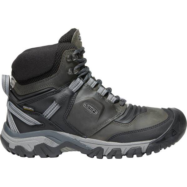 KEEN Herren Trekkingstiefel RIDGE FLEX MID WP M-MAGNET/BLACK von Keen