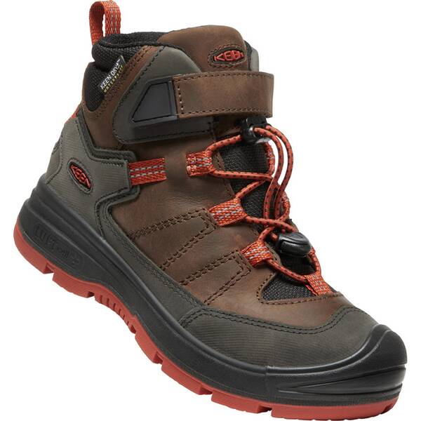 KEEN Kinder Multifunktionsstiefel REDWOOD MID WP Y-COFFEE BEAN/PICANTE von Keen