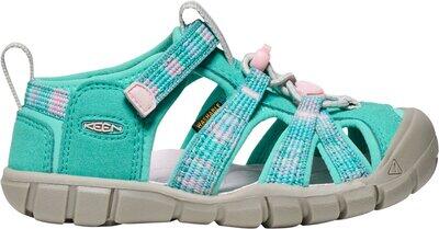 KEEN Kinder Sandalen SEACAMP II CNX C-BRIGHT AQUA/PINK-A-BOO BRIGHT AQUA/PINK-A-BOO - Gr. - 27/28 von Keen