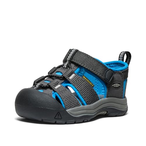 Keen Unisex Kinder Newport H2 Sandale, Grau (Magnet/Brilliant Blue), 27/28 EU von KEEN