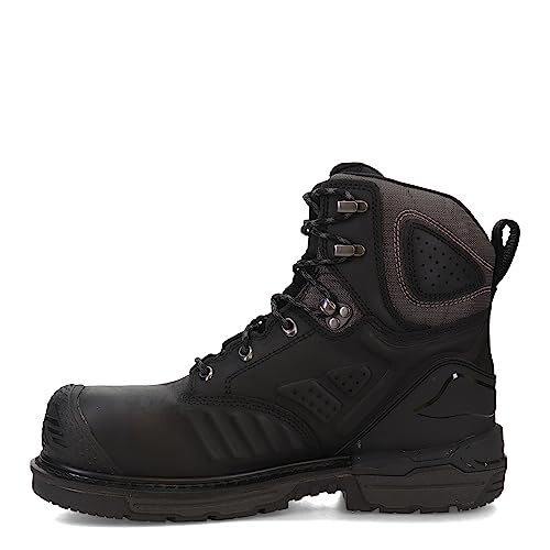 KEEN Utility - Philadelphia 6", Waterproof Composite Safety Toe Non Slip Work Boot, Black/Steel Grey, 9.5 W US von Keen