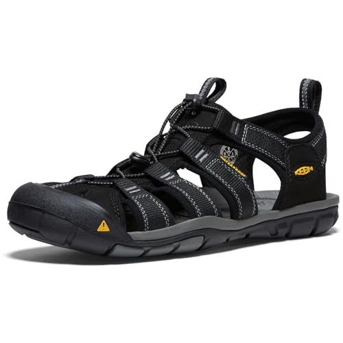 Keen Herren Clearwater Cnx Sandalen Trekking-& Wanderschuhe, Schwarz (Black/Gargoyle), 47.5 von KEEN