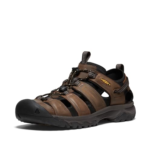 KEEN Herren Targhee 3 Sandalen, Bison/Mulch, 46 EU von KEEN