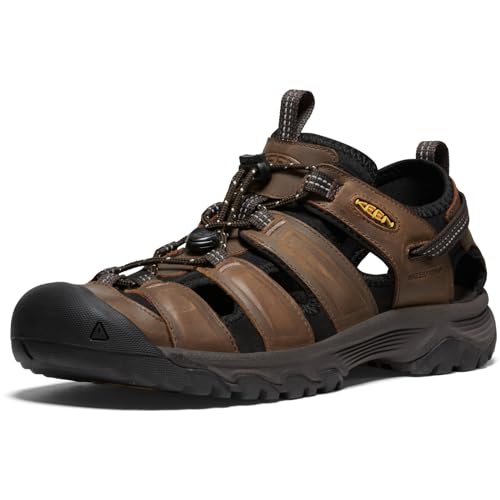 KEEN Herren Targhee 3 Sandalen, Bison/Mulch, 40.5 EU von KEEN