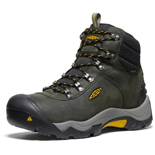 KEEN Herren Revel 3 Wanderstiefel, Magnet/Tawny Olive, 44 EU von KEEN