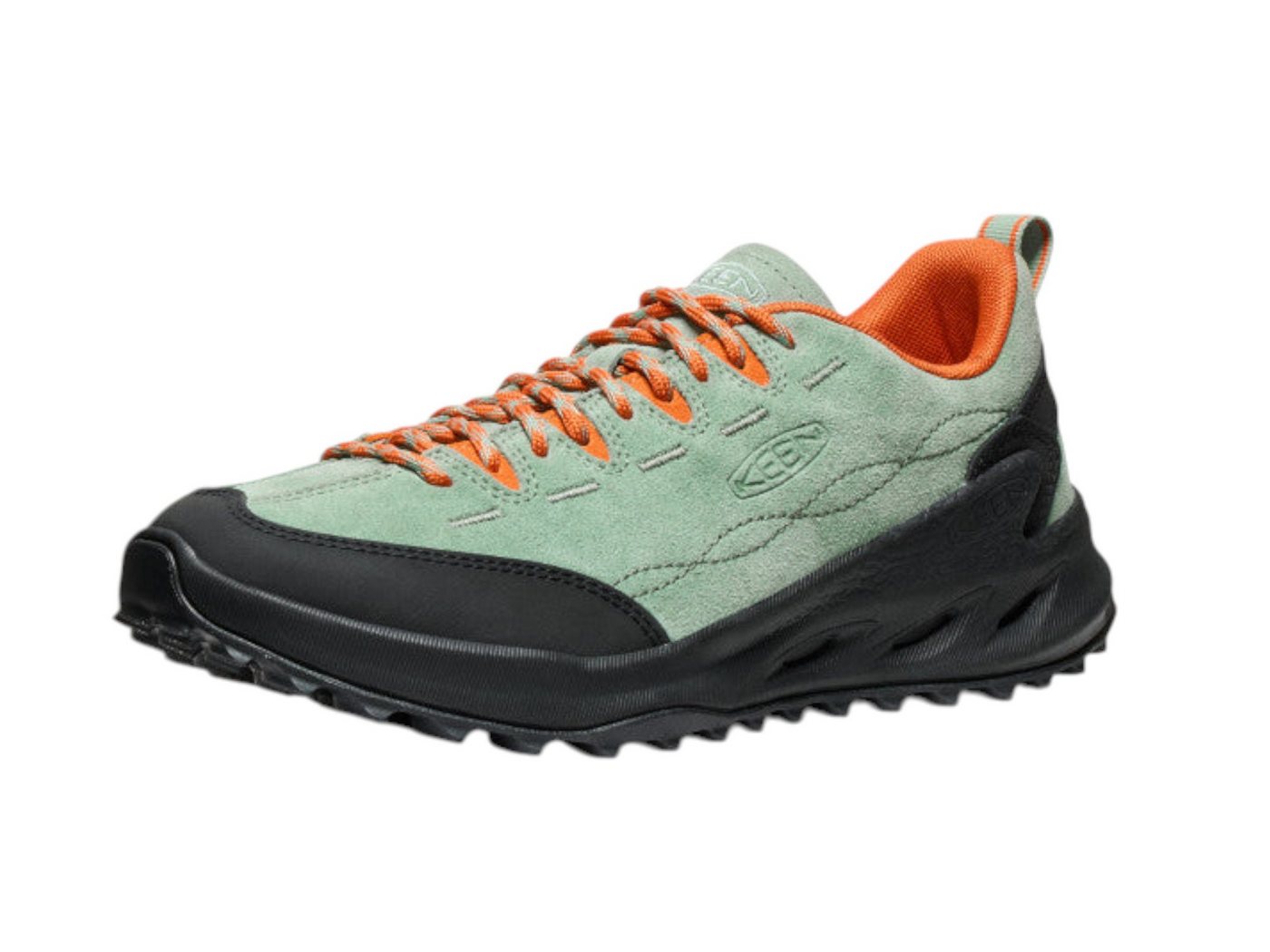 Keen Jasper Zionic (Wildleder) granitgrün/flame Damen Wanderschuh von Keen
