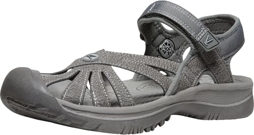 KEEN Damen Rose Sandalen, Gargoyle/Raven, 38.5 EU von KEEN