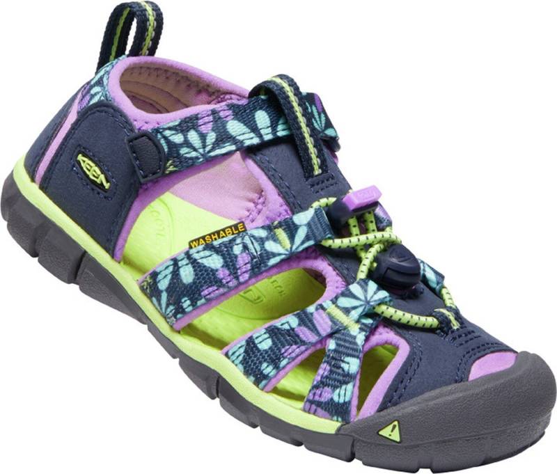 Keen SEACAMP II CNX C-BLACK IRIS/AFRICAN Trekkingsandale von Keen