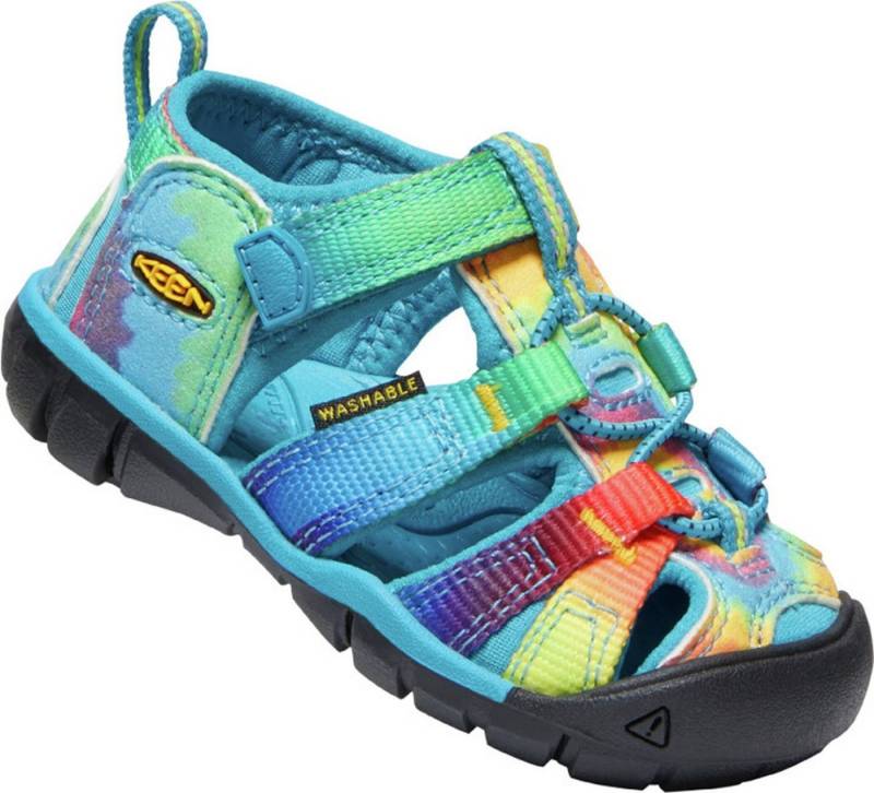 Keen SEACAMP II CNX T-VIVID BLUE/ORIGINA NA VIVID BLUE/ORIGINAL TIE DYE Outdoorsandale von Keen