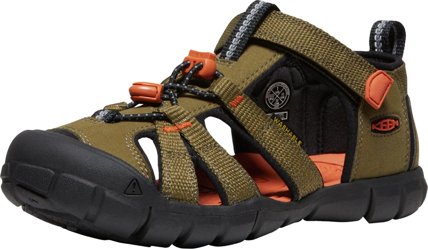 Keen SEACAMP II CNX Y-DARK OLIVE/GOLD FLAME DARK OLIVE/GOLD FLAME Sneaker von Keen
