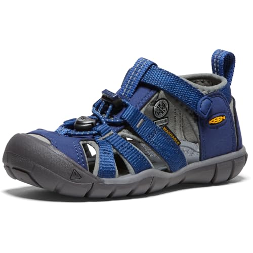 KEEN, Unisex Kinder Seacamp 2 CNX Sandalen , Blue Depths Gargoyle , 25/26 EU von KEEN