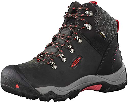 KEEN Damen Revel 3 Wanderstiefel, Black Rose, 37.5 EU von KEEN