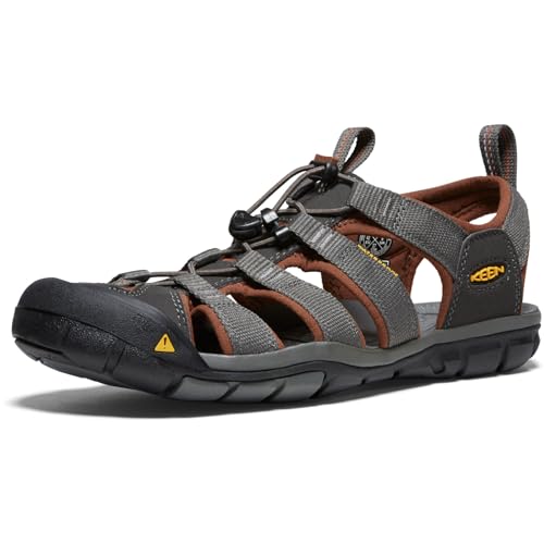 KEEN Herren Clearwater CNX Sandalen, Raven/Tortoise Shell, 46 EU von KEEN