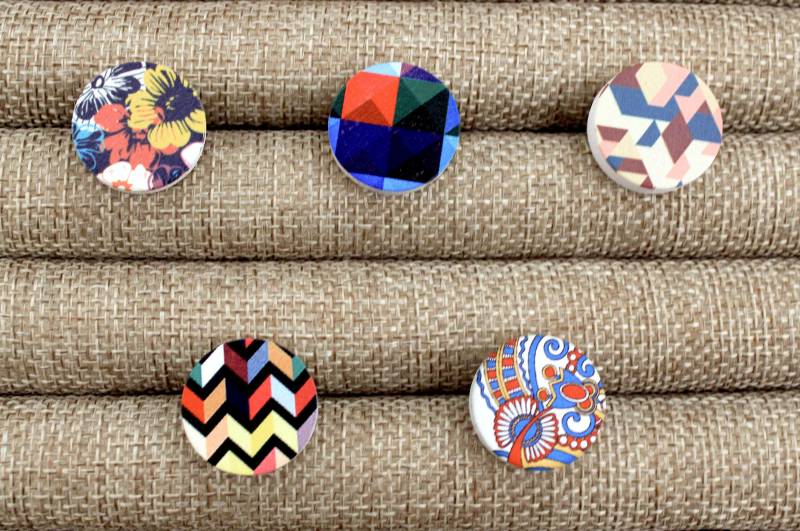 Holz Ohrstecker 20 Mm Rund Foto Cabochon von KeenaraShawn