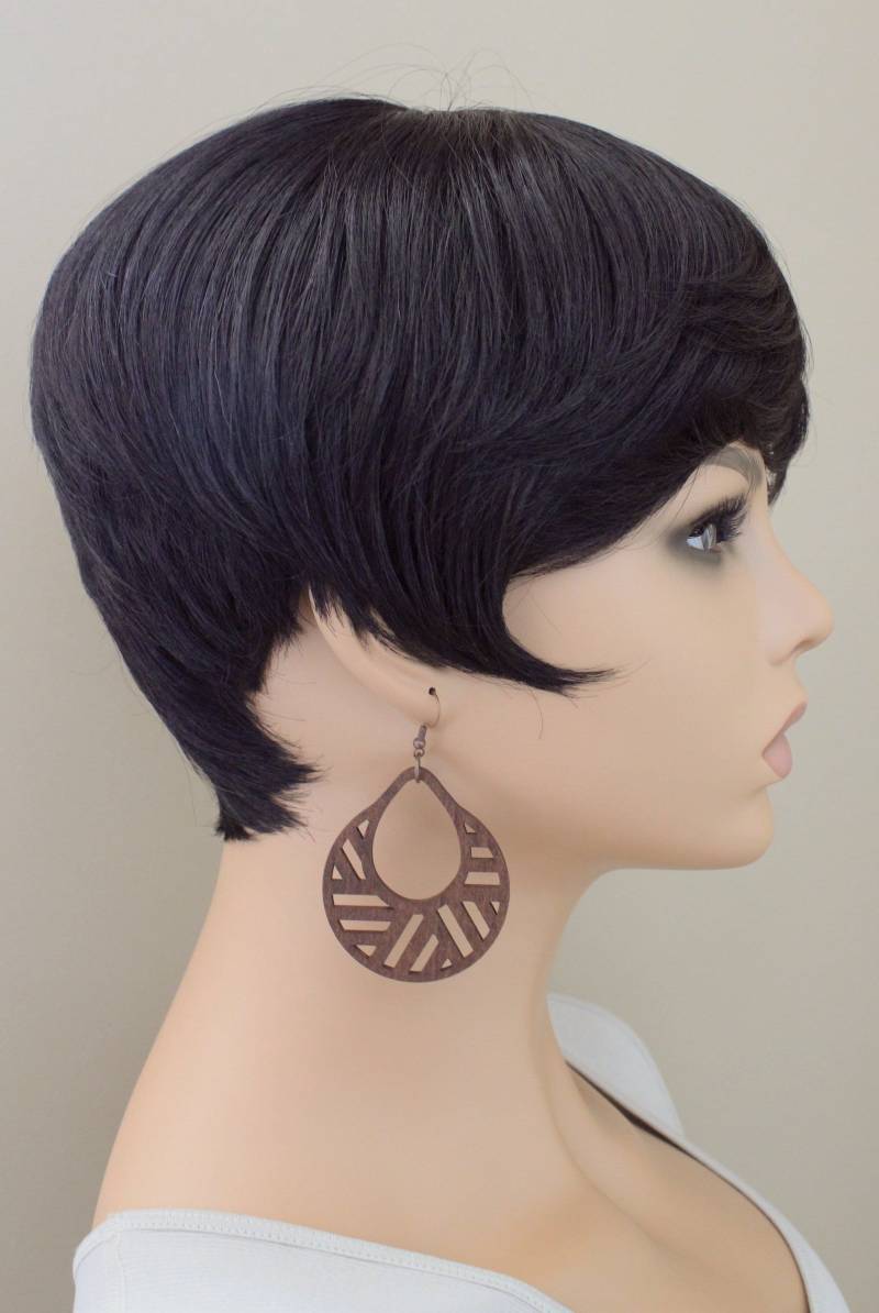 Laser Geschnittene Holz Hoop Ohrringe Leichte Nickelfreie Haken von KeenaraShawn