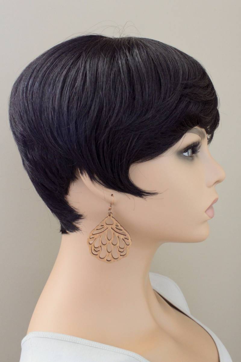 Laser Geschnittene Holzblumen Ohrringe Leichte Nickelfreie Haken von KeenaraShawn