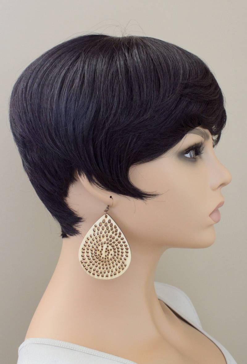 Laser Geschnittene Holztränen-Tropfen Leichter Boho-Schmuck von KeenaraShawn