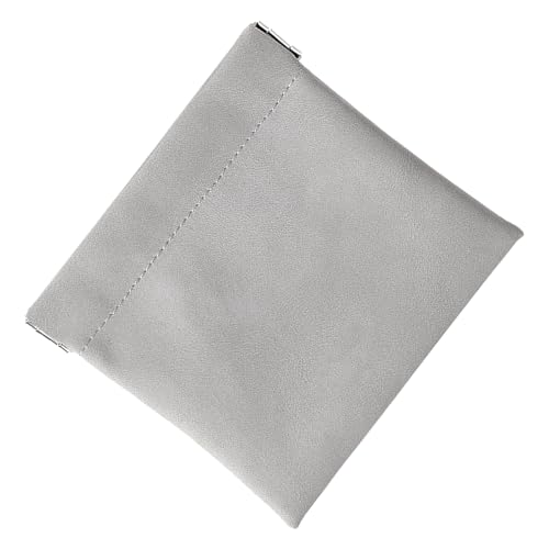 Keenso Niedliche PU -Leder -Mini Aufbewahrungstasche, Kratzfeste Kosmetikbeutel für Frauen Mädchen, Vielseitiger Gebrauch für Make up und Kleine Elektronik (S) von Keenso