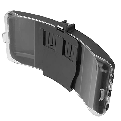 Keenso Taille Angelbox, Kunststoff Tragbare Angelgerät Box Tasche Angelgerät Köder Köder Haken Lagerung Organizer Fall (Black) von Keenso