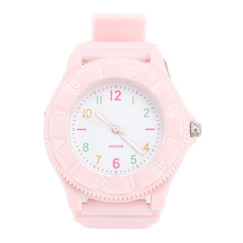 Kids Watch, Kindergelenkschachtel Leicht zu Lesen für 4-12 Kindergeschenke Im Alter von 4 Bis 12 Jahren (PINK) von Keenso