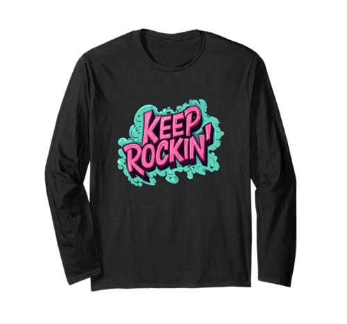 Lebendiges Keep Rockin' Emblem für Jungen und Mädchen Langarmshirt Lebendiges Keep Rockin' Emblem für Jungen und Mädchen Langarmshirt von Keep Rockin' Outfit