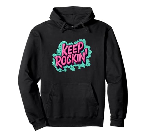 Lebendiges Keep Rockin' Emblem für Jungen und Mädchen Pullover Hoodie von Keep Rockin' Outfit