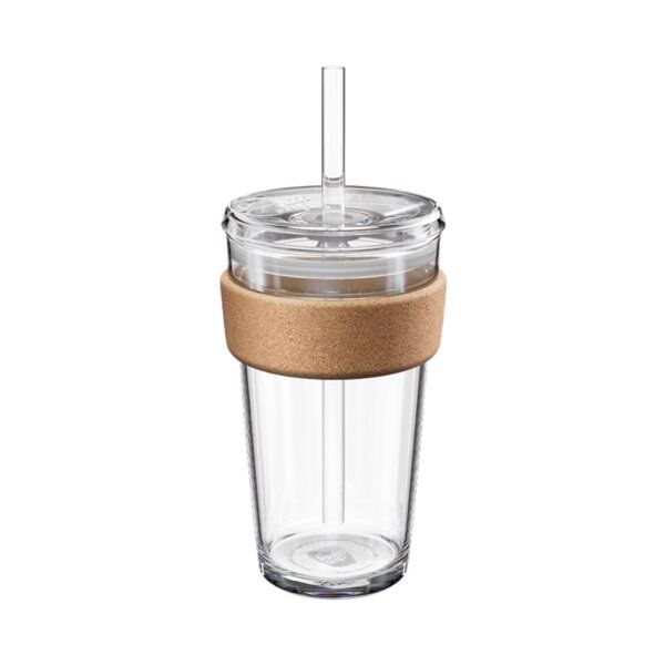 KeepCup - COLD CUP CORK – To Go Becher aus Glas mit Strohhalm in 2 Größen von KeepCup