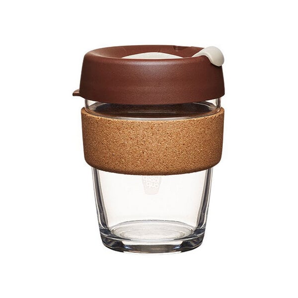 KeepCup Coffee to go Becher aus Glas mit Grifffläche aus Kork - Limited Edition - Medium 340ml von KeepCup