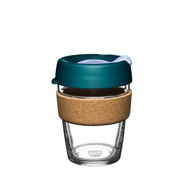 KeepCup Coffee to go Becher aus Glas mit Grifffläche aus Kork - Limited Edition - Medium 340ml von KeepCup