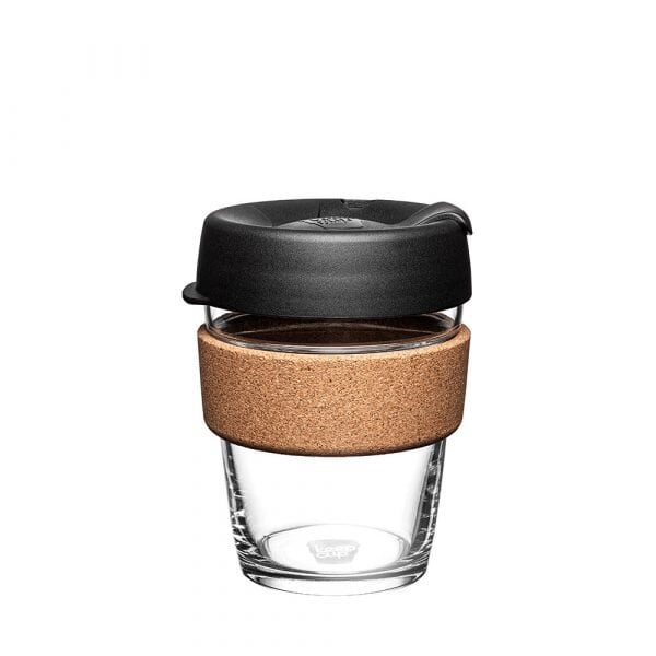 KeepCup Coffee to go Becher aus Glas mit Grifffläche aus Kork - Limited Edition - Medium 340ml von KeepCup