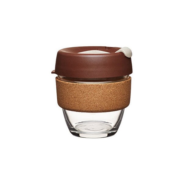 KeepCup Coffee to go Becher aus Glas mit Grifffläche aus Kork - Limited Edition - Small 227ml von KeepCup