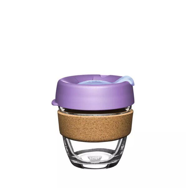 KeepCup Coffee to go Becher aus Glas mit Grifffläche aus Kork - Limited Edition - Small 227ml von KeepCup