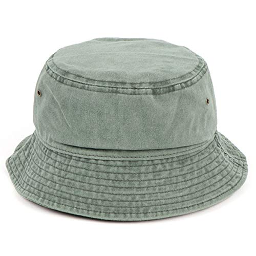 KeepSa Fischerhut Baumwolle Damen/Herren Faltbar Einfarbig Bucket Hat Sonnenhut Anglerhut, Outdoor Hut Sommermütze Garten Camping Wandern Reisen Strandhut von KeepSa