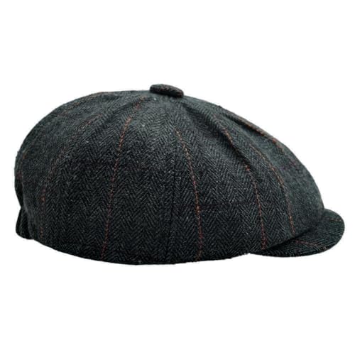 KeepSa Vintage Schiebermütze Herren Flatcap Newsboy Cap Schlägermütze Irish Hat für Golf Freizeit von KeepSa