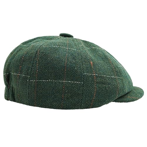 KeepSa Vintage Schiebermütze Herren Flatcap Newsboy Cap Schlägermütze Irish Hat für Golf Freizeit von KeepSa