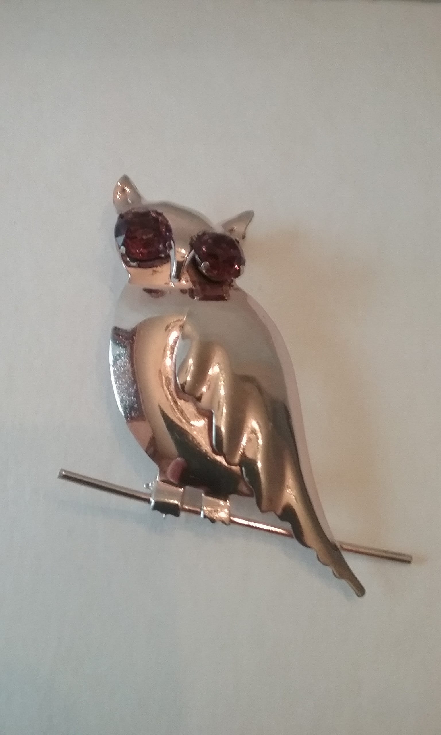 sterling Silber Owl Brooch sterling Silber Owl Brooch von KeepersFindersFinds