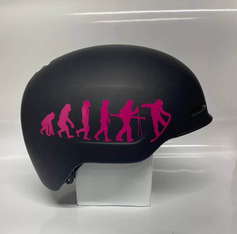 Pinker Snowboard Aufkleber von KeepevolvingCO