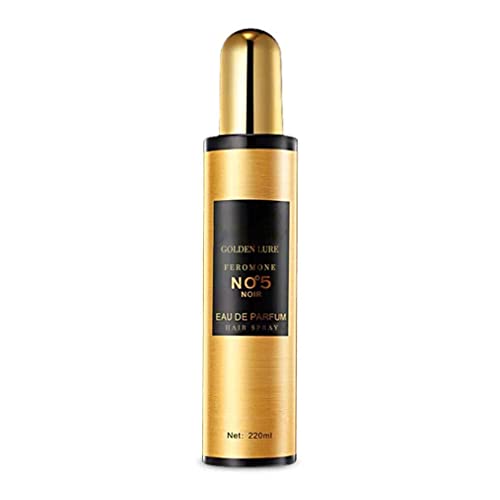 L'UODAIS Golden Lure Feromone Hair Spray, Golden Lure Anti-frizz Hair Serum, Anti Frizz Haarserum, Golden Lure Anti-Frizz Haar Serum, Haaröl für Glanz und Frizz Kontrolle für alle Haartypen von Keeplus