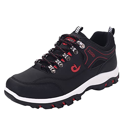 Keerlonno Herrenschuhe Sneaker Größe 47, Schnürsenkel Meshschuhe Running Schuhe rutschfeste Turnschuhe Sport Trekkingschuhe Outdoor Laufschuhe Fitnessstudio Freizeitschuhe Bequeme Wanderschuhe von Keerlonno