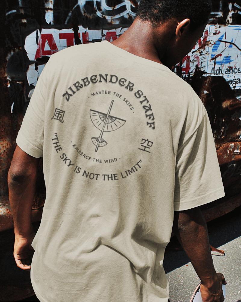 Airbender Staff Shirt, Oversized Look, Avatar The Last Cartoon-Serie, Onkel Iroh Shirt Airbender Staff Shirt, Oversized Look, Avatar The Last Cartoon-Serie, Onkel Iroh Shirt von Kegelhut