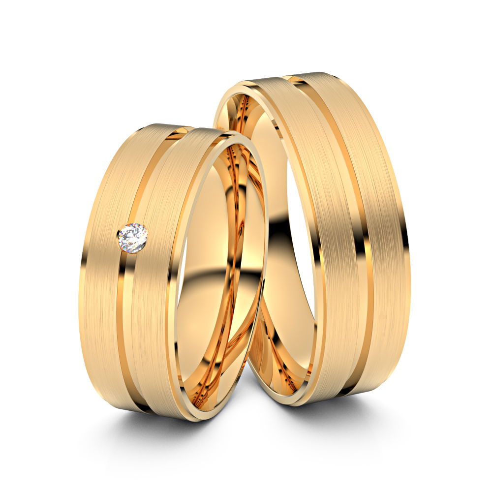 Trauringe Schwenningen 585er Roségold - 6868 von Juwelier-Schmuck