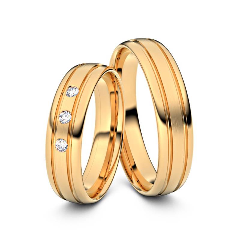 Trauringe Wesel 333er Roségold - 7141 von Juwelier-Schmuck