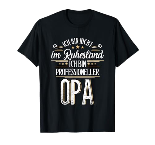 Keine Rente professioneller Opa Motive Sprüche Job - Herren - Rentner, Erwachsene - Kurzarm - T-Shirt - Schwarz - S - Rente/Ruhestand T-Shirt Keine Rente professioneller Opa Motive Sprüche Job - Herren - Rentner, Erwachsene - Kurzarm - T-Shirt - Schwarz - S - Rente/Ruhestand T-Shirt von Keine Rente professioneller Opa Motive Sprüche Job