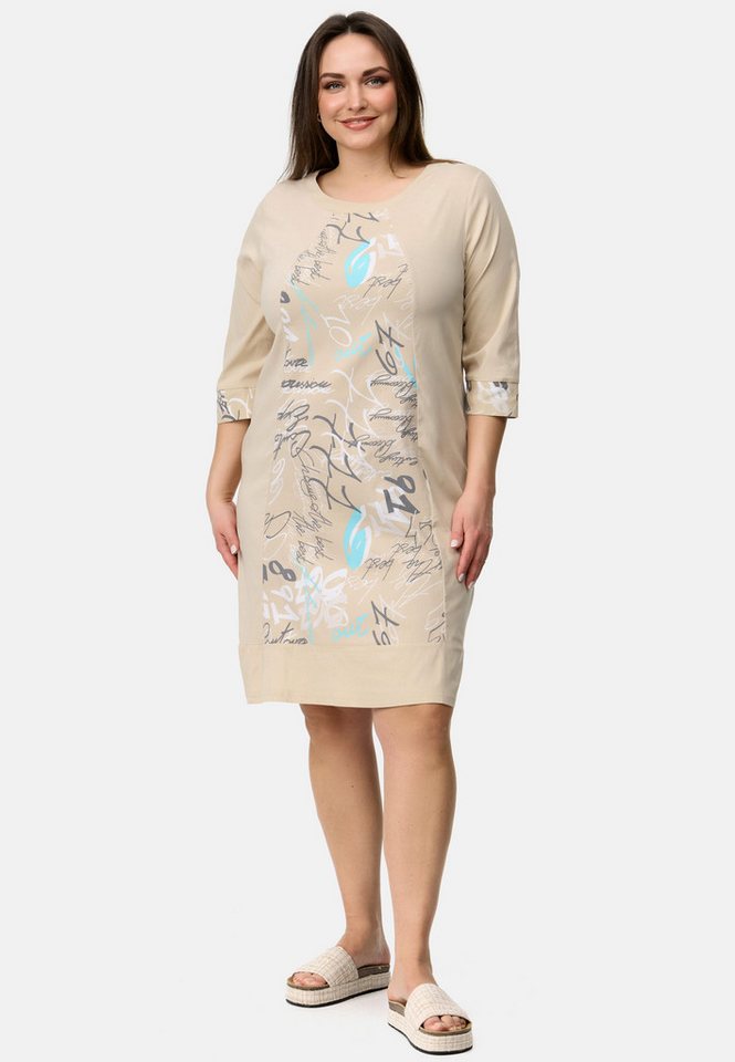 Kekoo A-Linien-Kleid Kleid mit Printmuster aus Stretch 'Vivid' von Kekoo