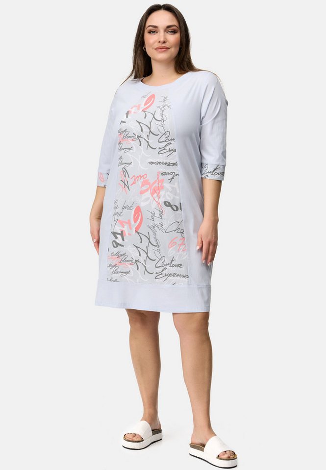 Kekoo A-Linien-Kleid Kleid mit Printmuster aus Stretch 'Vivid' von Kekoo