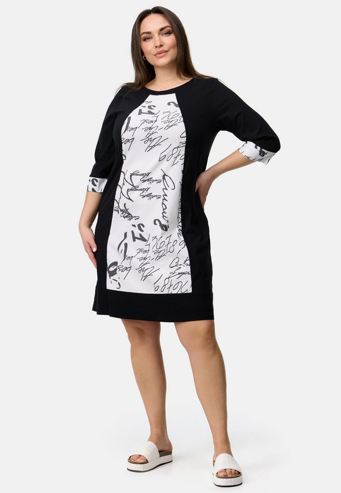 Kekoo A-Linien-Kleid Kleid mit Printmuster aus Stretch 'Vivid' von Kekoo