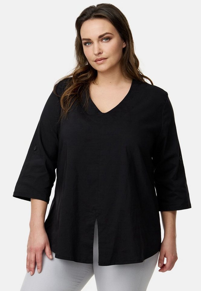 Kekoo Tunikashirt A-Linie Shirt mit Stretchanteil 'Celia' von Kekoo